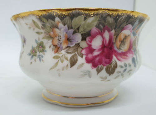 Royal Albert Bone China England Autumn Roses "Tea for Two" set - Missing a Cup