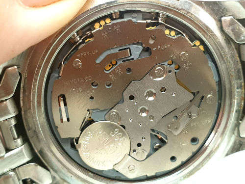 Pre-owned PRYNGEPS Chronograph Quartz watch Orologi Sangue Blu CR809  Working