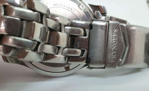 Men s Watches Pre owned PRYNGEPS Chronograph Quartz watch Orologi Sangue Blu CR809 Working was sold for 1 500.00 on 9 Sep at 22 00 by kiepersol1 in Johannesburg ID 528311362