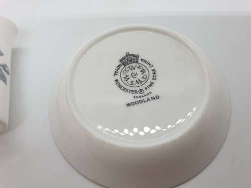 Vintage ROYAL WORCESTER Bone China Vase and small tray - Made in England