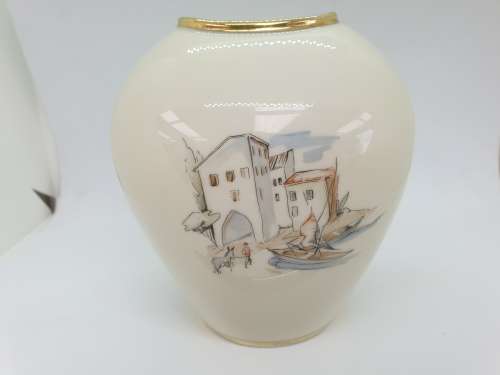 Vintage Alka Kunst Bavaria Germany Rialto Vase 150x140x110mm