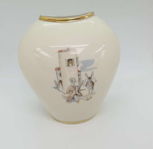 Vintage Alka Kunst Bavaria Germany Rialto Vase 150x140x110mm