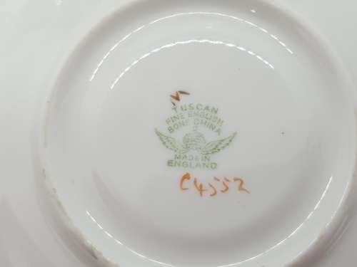 Vintage TUSCAN Trio Bone China C4552 Made in England