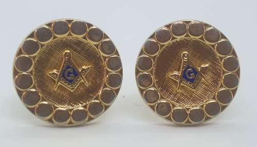 Vintage masonic / Free Mason  Cufflinks
