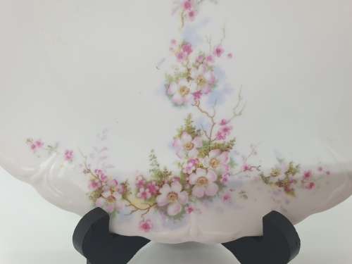 Vintage KPM Porcelain Cake Plate made in Berlin Germany(small crack visible from front only)