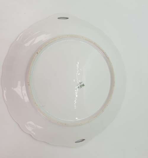 Vintage KPM Porcelain Cake Plate made in Berlin Germany(small crack visible from front only)