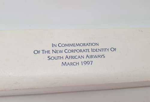 a Unused 1997 Quartz watch in Commemoration of (S.A.A) S.A Airways in Case
