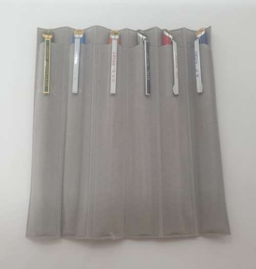 Vintage Set of 6 Slimline ballpoint Rugby pens Springboks,TVL,NTVL,OVS,Natal and WP Logos