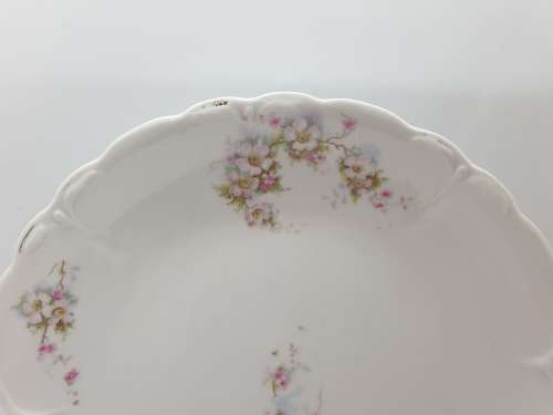 Vintage KPM Porcelain Cake Plate made in Berlin Germany - Colors Faded -  250x235mm