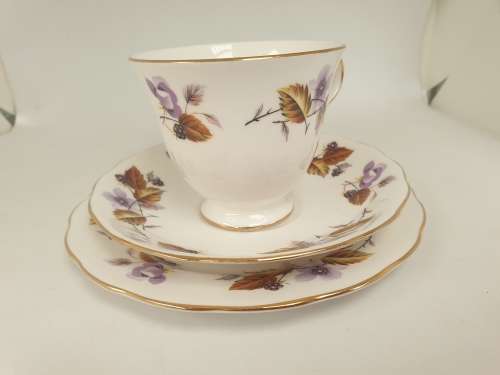 Vintage Queen Anne Bone China Trio- Ridgeway Potteries England - 5 available
