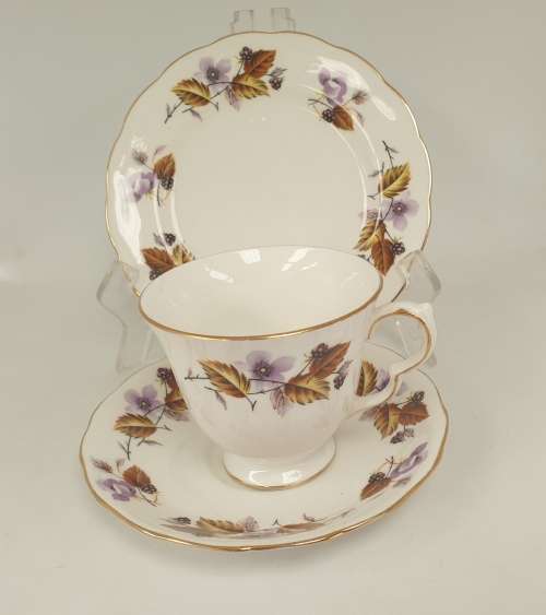 Vintage Queen Anne Bone China Trio- Ridgeway Potteries England - 5 available