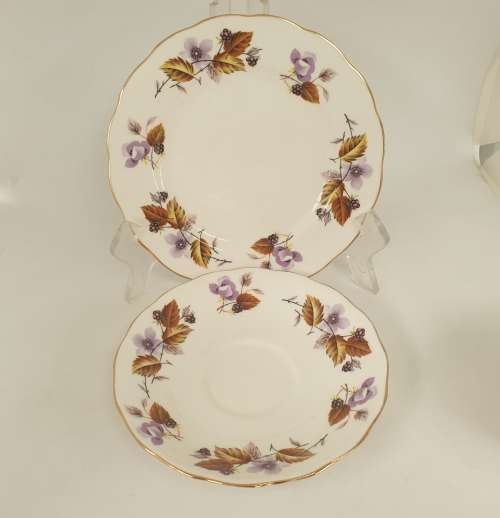 Vintage Queen Anne Bone China Trio- Ridgeway Potteries England - 5 available