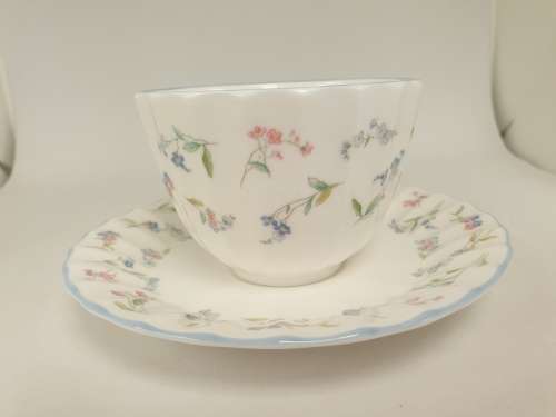 1983 Royal Worcester Duo 'Forget me not Meridian House International Ball 1985' 12 Available