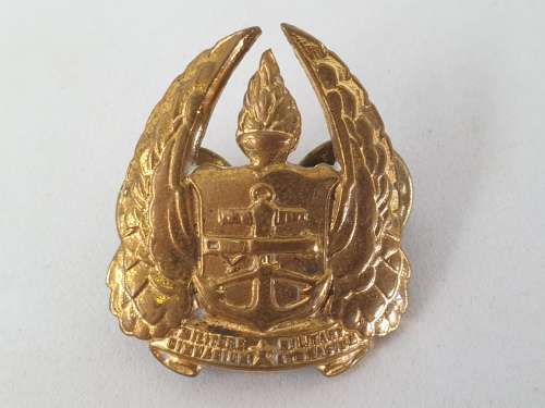 South Africa Military Gymnasium 1950-1967 Brass  cap badge