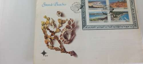 1983 1st Day Cover Strande /Beaches - stamped in Durban 1983-10-12