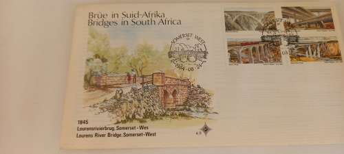 1984 1st day Cover - Bridges of South Africa