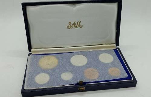 1967 Uncirculated Proof Short Box Set Blue-Silver R1