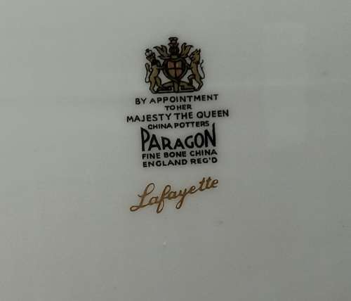 Vintage Paragon Lafayette Platter By appointment  - Mint condition - 339x261mm