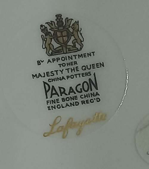 Vintage Paragon Lafayette Tea Trio- By appointment  to the Queen- - 11 available