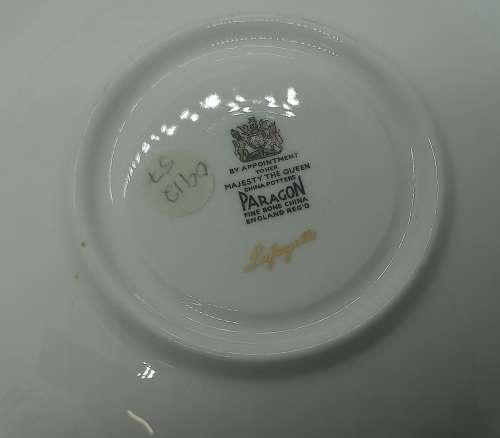 Vintage Paragon Lafayette Tea Trio- By appointment  to the Queen- - 11 available