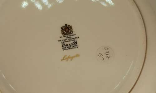 Vintage Paragon Lafayette Salad Bowl- By appointment  to the Queen- Mint condition