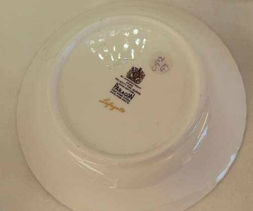 Vintage Paragon Lafayette Dessert Bowl- By appointment  to the Queen- Mint condition 10 available