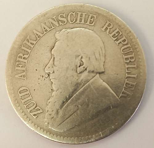 1894 Silver (.925) 2½ Shillings Zuid Afrikaansche Republiek - only 135,012 Minted .