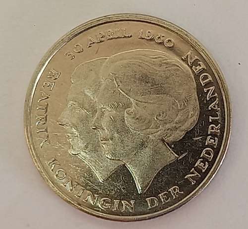 1980 Nederland 1 Gulden - Beatrix Investiture of New Queen