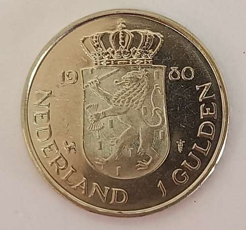1980 Nederland 1 Gulden - Beatrix Investiture of New Queen