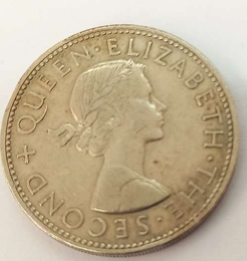 1956  Rhodesia and Nyasaland 2 Shillings - Elizabeth II 1st
