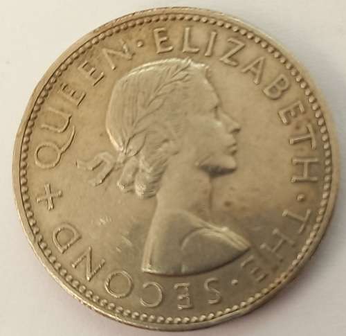 1956  Rhodesia and Nyasaland 2 Shillings - Elizabeth II 1st