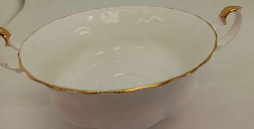 Vintage Royal Albert Val D'or -Soup Cup and Saucer- 2 available (Bid is for one Duo)