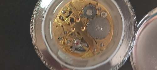 Vintage PICADOR 17 JEWELS  POCKET WATCH on chain ... - working