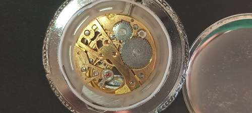 Vintage PICADOR 17 JEWELS  POCKET WATCH on chain ... - working