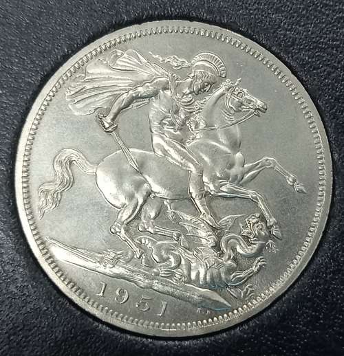 1951 Great Britain  Proof Five Shillings "Festival of Britain"  in Box