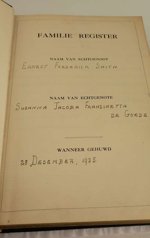Antique 1920's Dutch Family Bible (Smith/ Crawford Family) with Colored Maps