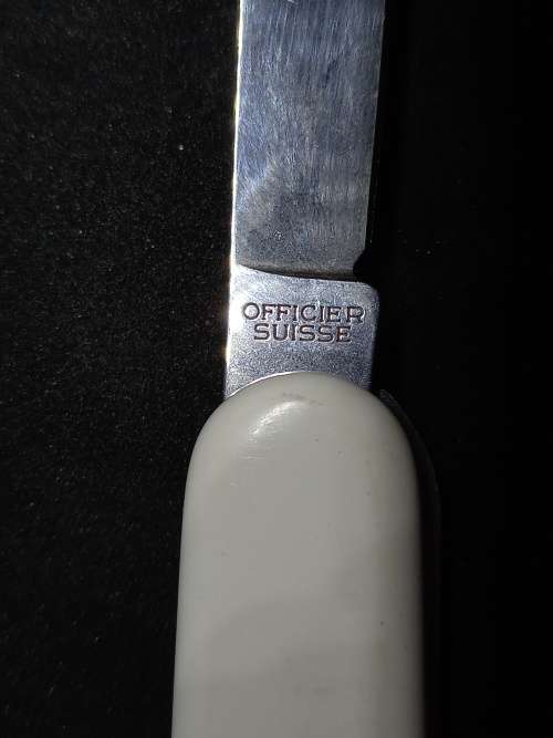 Vintage Victorinox Swiss Army OFFICIER SUISSE pocket knife- Branded