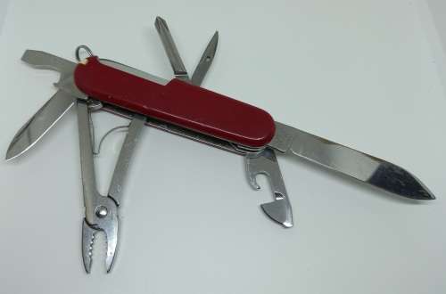Victorinox OFFICER Swiss Army Knife  - Branded with name Bradley