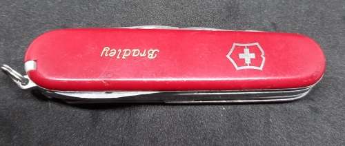 Victorinox OFFICER Swiss Army Knife  - Branded with name Bradley