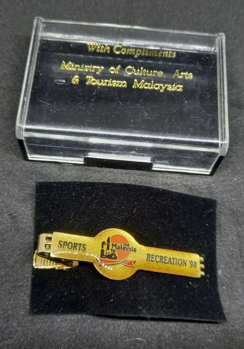 Tie Clip - With Compliments from Minister of  Culture, Arts and Tourism -Malaysia