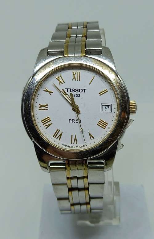 Vintage Mens TISSOT 1835 PR50 Quartz Model J3/6/476K - Working New battery -needs a new seal