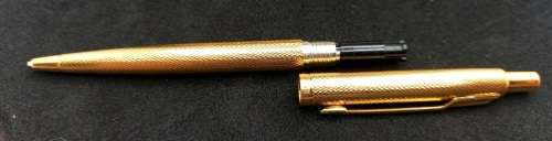 Gold plated Parker 75 Roller Ball and Pencil set Made in France  N date code- see condition