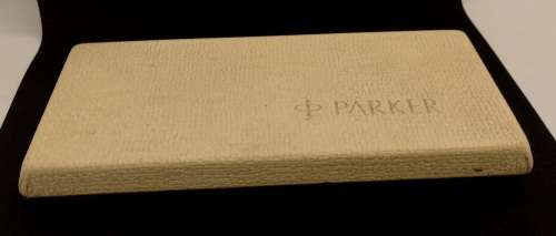 Gold plated Parker 75 Roller Ball and Pencil set Made in France  N date code- see condition