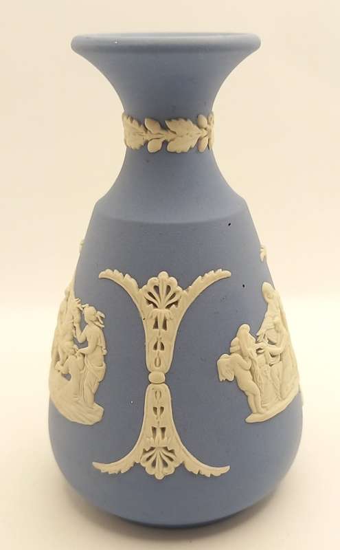 Vintage Wedgwood Jasperware Vase No 73- 123x70mm Made in England