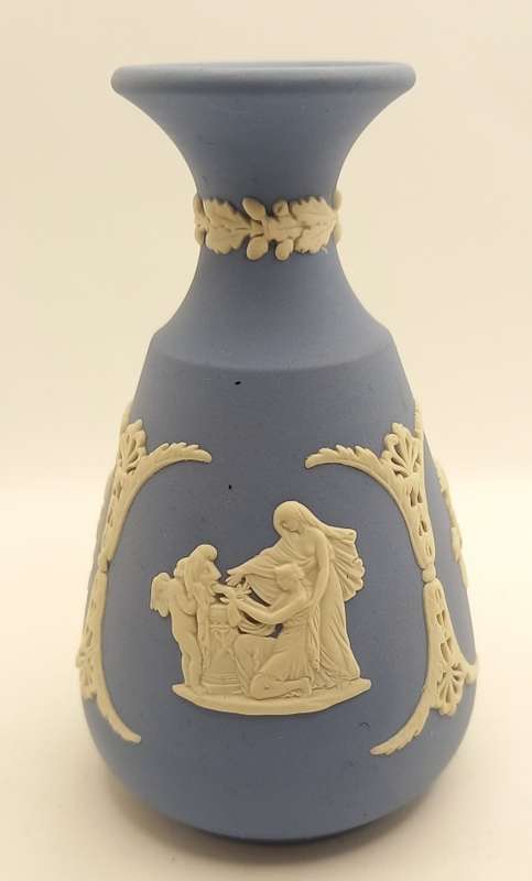 Vintage Wedgwood Jasperware Vase No 73- 123x70mm Made in England