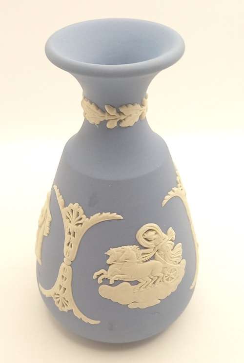 Vintage Wedgwood Jasperware Vase No 73- 123x70mm Made in England