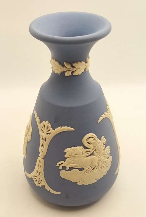 Vintage Wedgwood Jasperware Vase No 73- 123x70mm Made in England