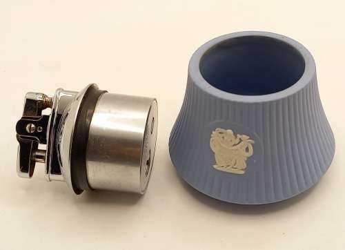 Vintage Wedgwood Jasperware Ronson Ronsonlight Table Lighter Made in England 80x70mm