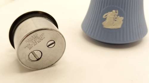 Vintage Wedgwood Jasperware Ronson Ronsonlight Table Lighter Made in England 80x70mm