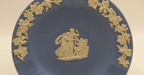 Vintage Wedgwood  Jasperware  ashtray  Made in England 115mm